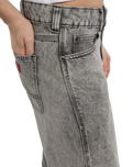 The Dickies Womens 13" Loose Denim Shorts in Heather Grey