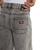 The Dickies Womens 13" Loose Denim Shorts in Heather Grey