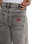 The Dickies Womens 13" Loose Denim Shorts in Heather Grey