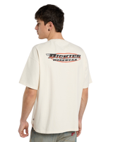 The Dickies Mens Bradenton T-Shirt in Egret