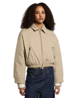 The Dickies Womens Eisenhower Puffer Jacket in Desert Sand