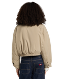 The Dickies Womens Eisenhower Puffer Jacket in Desert Sand