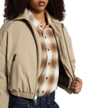 The Dickies Womens Eisenhower Puffer Jacket in Desert Sand