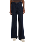 The Dickies Womens Goodsprings Wide Work Jeans in Rinsed