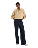 The Dickies Womens Goodsprings Wide Work Jeans in Rinsed
