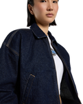 Edgewood Unlined Denim Jacket in Rinsed
