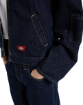 Edgewood Unlined Denim Jacket in Rinsed