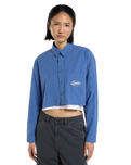 Shalimar Cropped Shirt in Dutch Blue