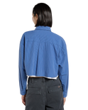 Shalimar Cropped Shirt in Dutch Blue