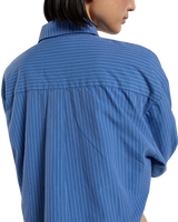 Shalimar Cropped Shirt in Dutch Blue