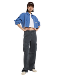 Shalimar Cropped Shirt in Dutch Blue