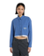 The Dickies Womens Shalimar Cropped Shirt in Dutch Blue