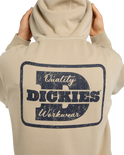 The Dickies Mens Minden Zip Hoodie in Desert Sand