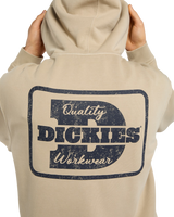 The Dickies Mens Minden Zip Hoodie in Desert Sand