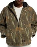 The Dickies Mens Miami Canvas Hooded Jacket in Camo