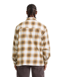 The Dickies Mens Gulfport Flannel Shirt in Chocolate Brown