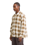 The Dickies Mens Gulfport Flannel Shirt in Chocolate Brown