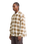 The Dickies Mens Gulfport Flannel Shirt in Chocolate Brown