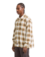 The Dickies Mens Gulfport Flannel Shirt in Chocolate Brown