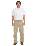 The Dickies Mens 247 Loose Straight Cargo Trousers in Desert Sand