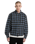 The Dickies Mens Dad Flannel Shirt in Black