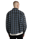 The Dickies Mens Dad Flannel Shirt in Black