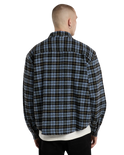 The Dickies Mens Dad Flannel Shirt in Black