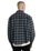 The Dickies Mens Dad Flannel Shirt in Black
