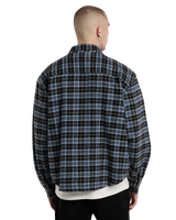 The Dickies Mens Dad Flannel Shirt in Black