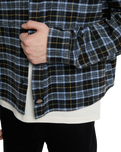The Dickies Mens Dad Flannel Shirt in Black