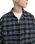The Dickies Mens Dad Flannel Shirt in Black