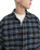 The Dickies Mens Dad Flannel Shirt in Black