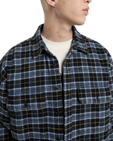 The Dickies Mens Dad Flannel Shirt in Black