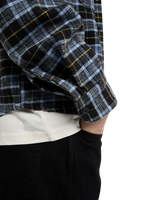 The Dickies Mens Dad Flannel Shirt in Black