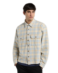 The Dickies Mens Dad Flannel Shirt in Wood Ash