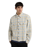 The Dickies Mens Dad Flannel Shirt in Wood Ash