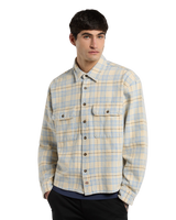 The Dickies Mens Dad Flannel Shirt in Wood Ash