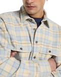 The Dickies Mens Dad Flannel Shirt in Wood Ash
