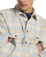 The Dickies Mens Dad Flannel Shirt in Wood Ash