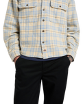The Dickies Mens Dad Flannel Shirt in Wood Ash
