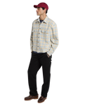 The Dickies Mens Dad Flannel Shirt in Wood Ash