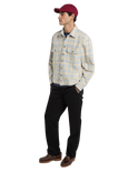 The Dickies Mens Dad Flannel Shirt in Wood Ash