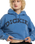 The Dickies Womens Hollywood Cropped Hoodie in Dutch Blue