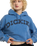 The Dickies Womens Hollywood Cropped Hoodie in Dutch Blue