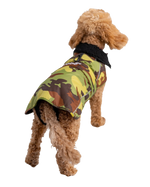 Dog Dryrobe in Green Camo & Black