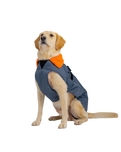 Dog Dryrobe in Dark Grey & Orange