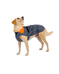 Dog Dryrobe in Dark Grey & Orange