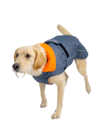 Dog Dryrobe in Dark Grey & Orange