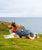 Dog Dryrobe in Dark Grey & Orange