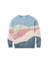 The Passenger Womens Scenic Knitted Jumper in Scenic Stormy Blue